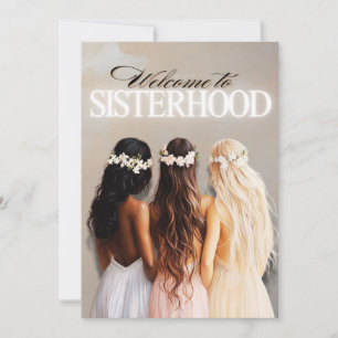 Welkom bij Sisterhood Coffee Mok Kaart