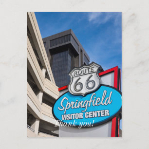 Welkom bij Springfield Briefkaart