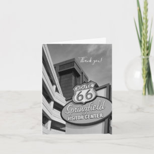 Welkom bij Springfield Grayscale Hartelijk dank Kaart