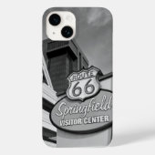 Welkom bij Springfield Grayscale iPhone Case (Achterkant)