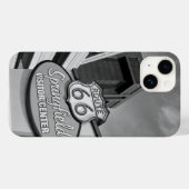 Welkom bij Springfield Grayscale iPhone Case (Achterkant (horizontaal))