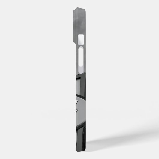 Welkom bij Springfield Grayscale iPhone Case (Achterkant / Links)