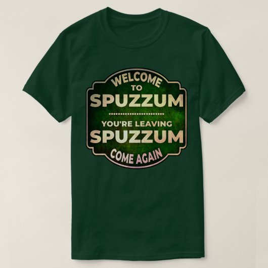 Welkom bij SPUZZUM BC T-shirt (Design voorkant)