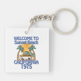 Welkom bij Sunset Beach -  Vibes Sleutelhanger