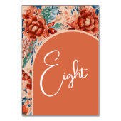 Welkom bij Tafelnummers | Boho Terracotta Floral (Voorkant)