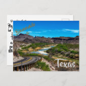 Welkom bij Texas briefkaart (Voorkant / Achterkant)