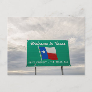 Welkom bij Texas Sign - De Lone Star State Briefkaart