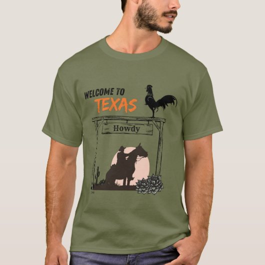 Welkom bij Texas T-shirt (Voorkant)