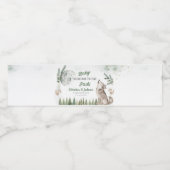 Welkom bij The Pack Forest Wolf Waterfles Etiket (Enkel label)