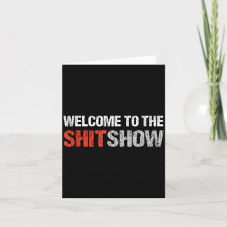 Welkom bij The Show _ Grof taalhumor Kaart