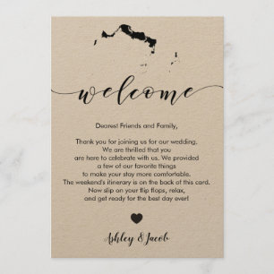 Welkom bij Turks- en Caicos-bruiloft Programma