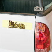 Welkom bij Utah Parody Bumpersticker (Op Truck)