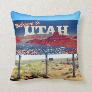 Welkom bij Utah Sign Pillow! Kussen