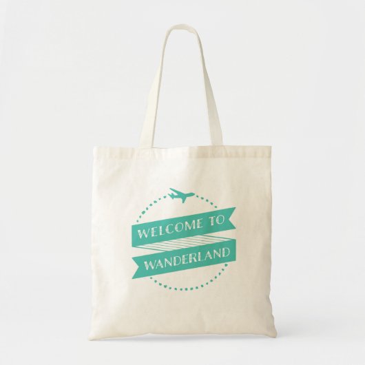 Welkom bij Wanderland Canvas tas (Voorkant)