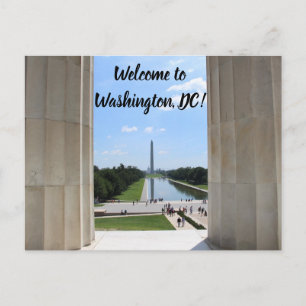 Welkom bij Washington DC Briefkaart