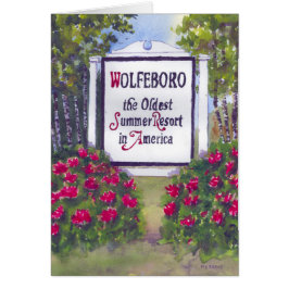 Welkom bij Wolfeboro NH Sign
