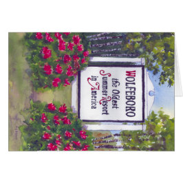 Welkom bij Wolfeboro NH Sign