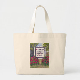 Welkom bij Wolfeboro NH Sign Grote Tote Bag