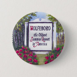 Welkom bij Wolfeboro NH Sign Ronde Button 5,7 Cm