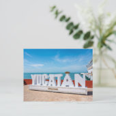 Welkom bij Yucatán Briefkaart (Staand voorkant)
