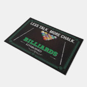 Welkom Billiard Room Doormat, Billiard Lover Mat (Schuin)