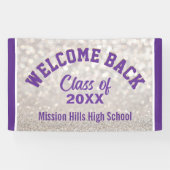 Welkom Bling! Reunion banner op maat (Horizontaal)