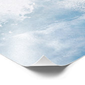 WELKOM BLUE WAVES FOTO AFDRUK (Hoek)