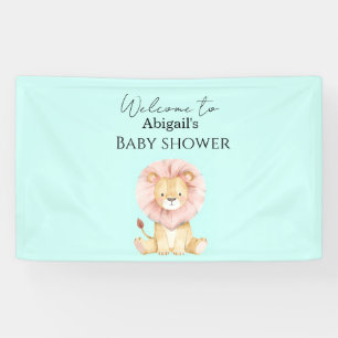 Welkom bord "Sweet Lion" Baby Shower Banner