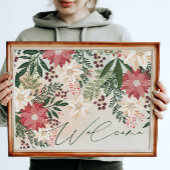 WELKOM | Botanische pracht Kerstvakantie Perfect Poster