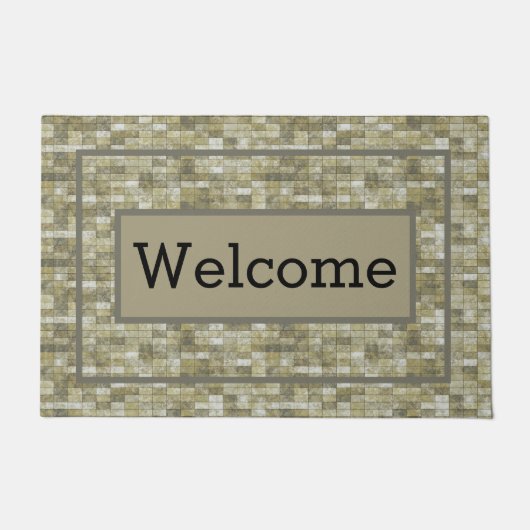 Welkom Brick Deurmat (Voorkant)