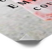 Welkom Bruidspaar Shower Foto Digitaal of Poster (Hoek)