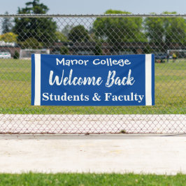 Welkom buitenschool terug banner