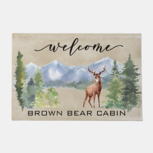 Welkom Cabin Lodge Deer Mountain thuis Deurmat