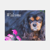 Welkom Cavalier King Charles Spaniel deurmat (Voorkant)