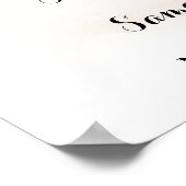 Welkom Ceremony Fall Weduwnajaar Eucalyptus Poster (Hoek)