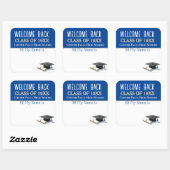 Welkom! Class Reunion naam tag stickers (Vel)