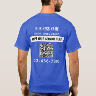 Welkom Contact opnemen met mij Business Logo T-shirt