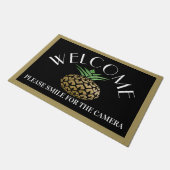 Welkom Deurmat - Glimlach voor de camera (Schuin)