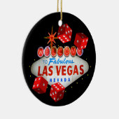 Welkom Dice Las Vegas Ornament (Rechts)