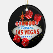 Welkom Dice Las Vegas Ornament (Links)