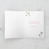 Welkom Dochter - Aangepaste naam Baby gefeliciteer Kaart (Binnen)