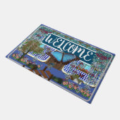 Welkom Doormat Deurmat (Schuin)
