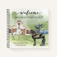 Welkom Dude Ranch Stal Paardenstal Logboek