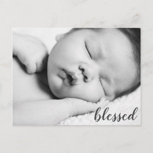 Welkom foto pasgeboren baby aankomst sjabloon