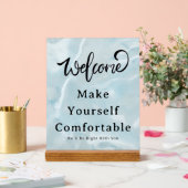 Welkom Ga Zitten Acryl Displaybord Bord (Huwelijk)