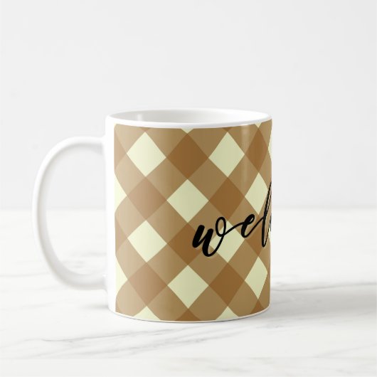 WELKOM - GINGHAM KOFFIEMOK (Links)