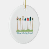 Welkom groep keramisch ornament (Rechts)