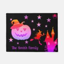 Welkom Halloween deur mat | Gepersonaliseerde deur