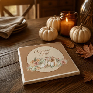 Welkom Herfst Mooie Papieren Servetten