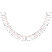 Welkom Home Banner Roze Goud Confetti (Alle)